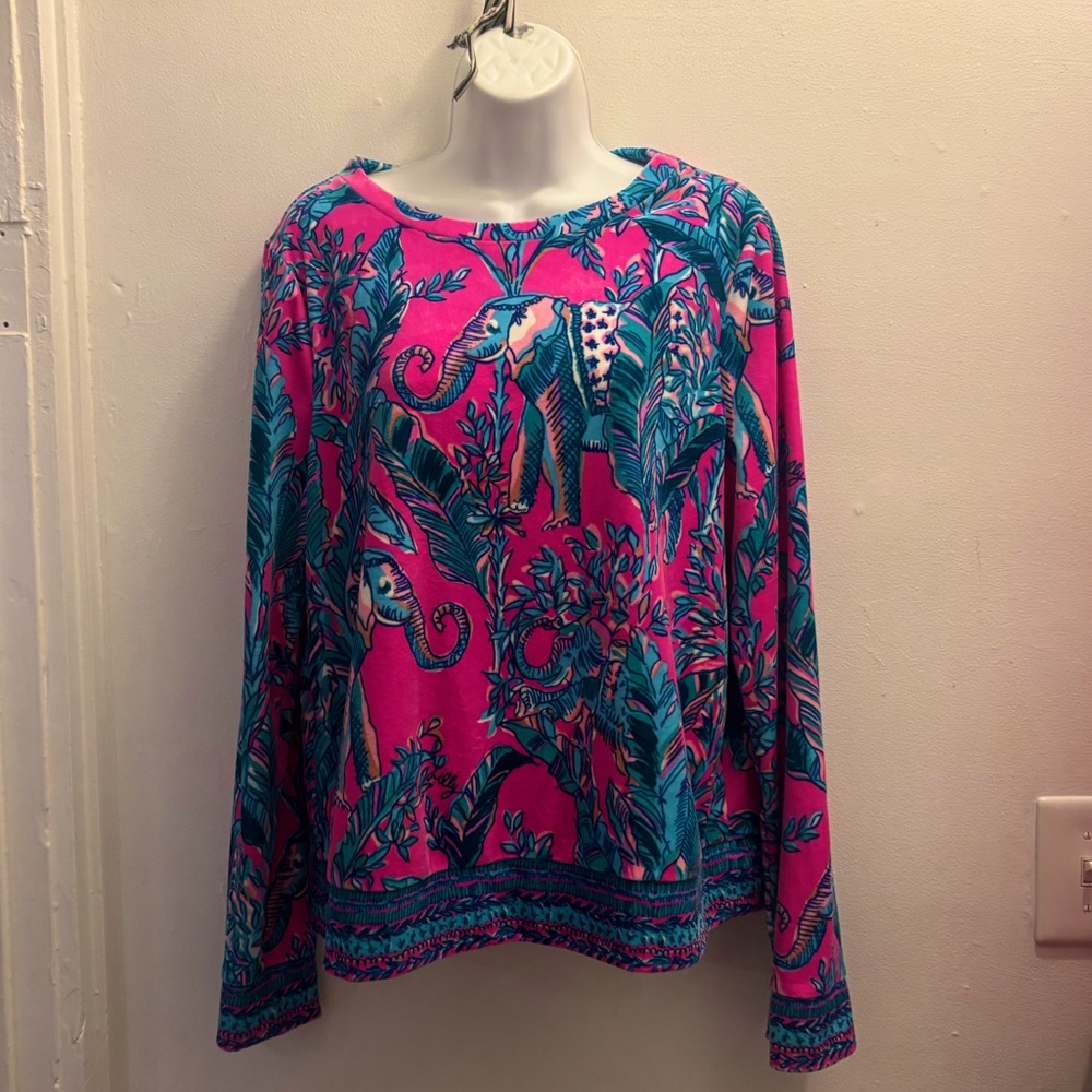 Lilly Pulitzer Rami Elephant Sweatshirt